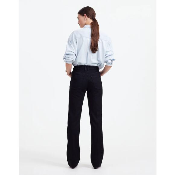 NWT Madewell The Alexa Dream Jean in Outridge Wash Black Size 27 - Picture 3 of 10